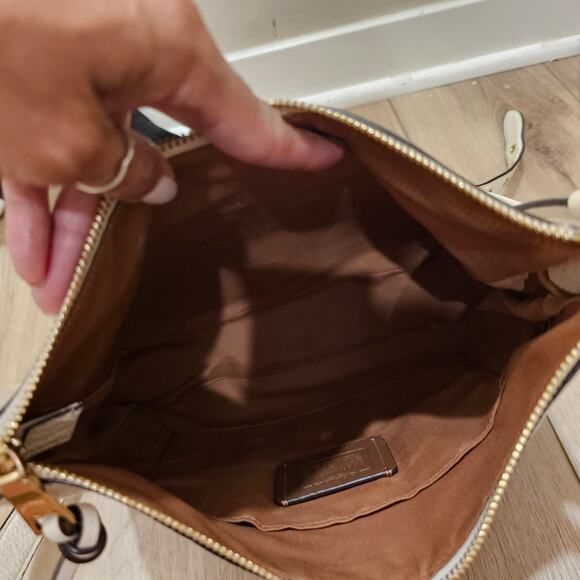 Coach Ellie Off White Shoulder Bag - Picture 9 of 10